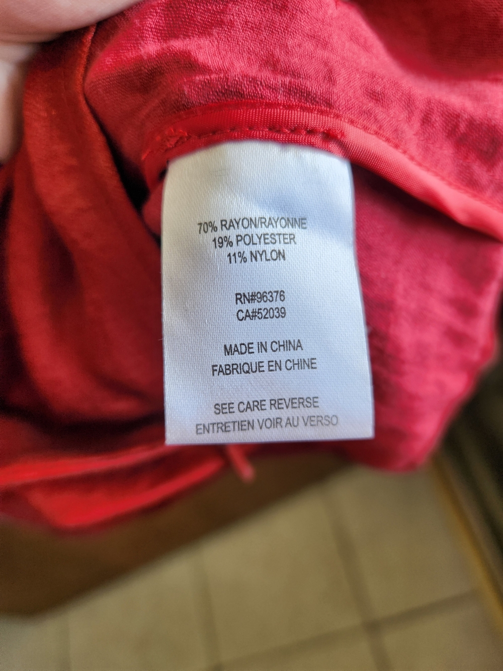 Samuel Dong Raspberry Red Ruffle-Front Blazer - Picture 5 of 5